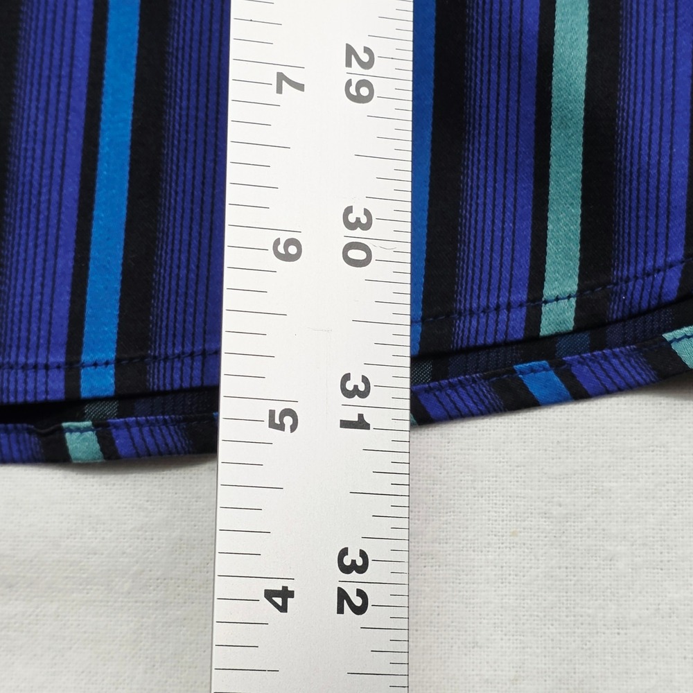 Robert Graham Shirt Men's 2XL Blue Striped Tailored Fit Long SleeveButton Down - Picture 7 of 9